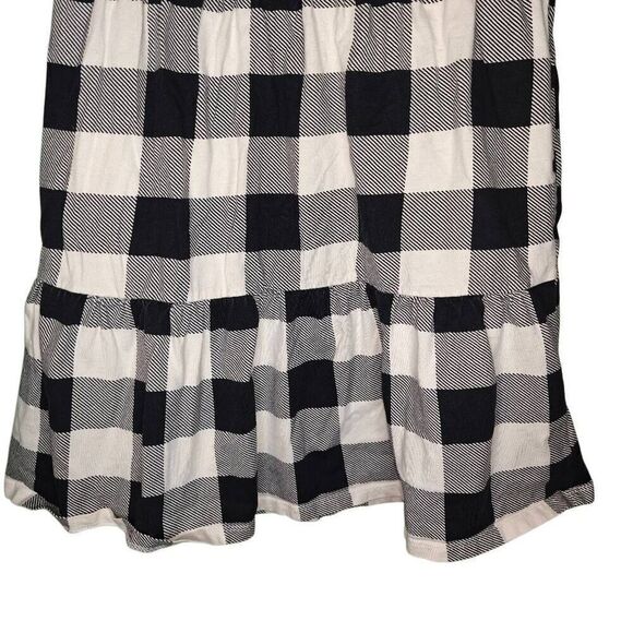 Old Navy Girls Cottagecore Ruffle Trim Plaid Midi Dress - Picture 4 of 7
